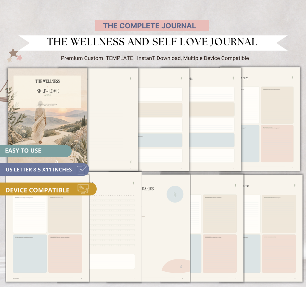 The Wellness and Self Love Journal