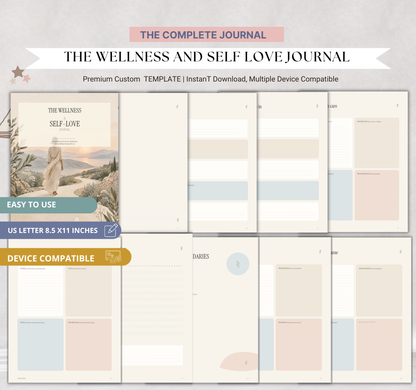 The Wellness and Self Love Journal