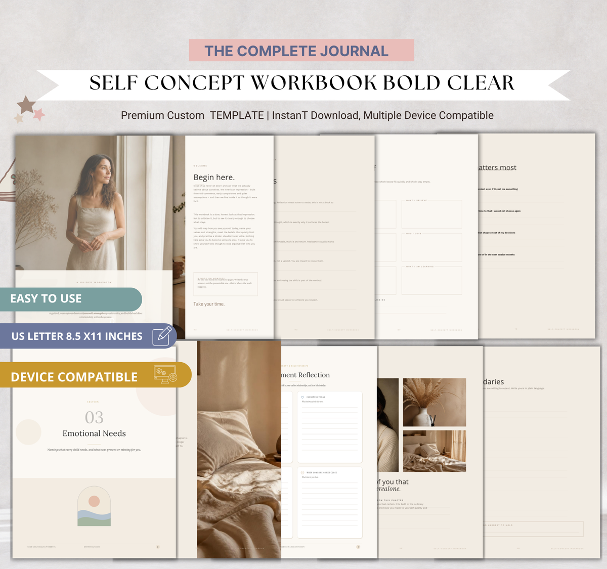 Self Concept Workbook Bold Clear