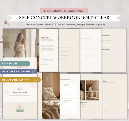 Self Concept Workbook Bold Clear