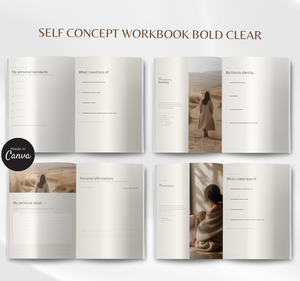Self Concept Workbook Bold Clear