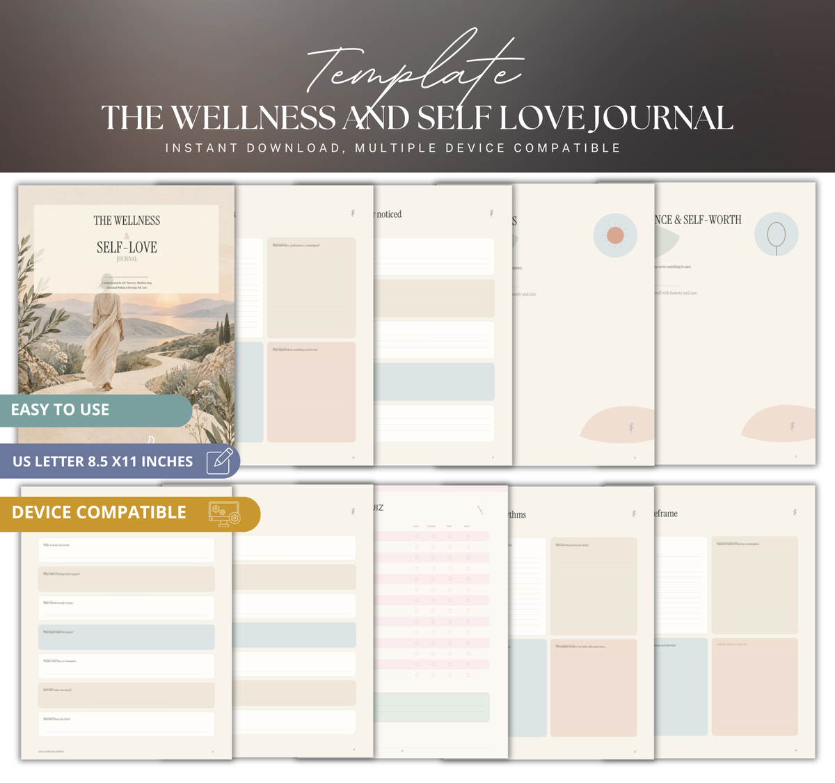 The Wellness and Self Love Journal