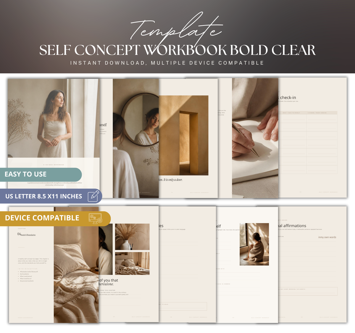 Self Concept Workbook Bold Clear
